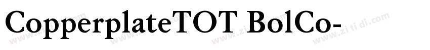 CopperplateTOT BolCo字体转换